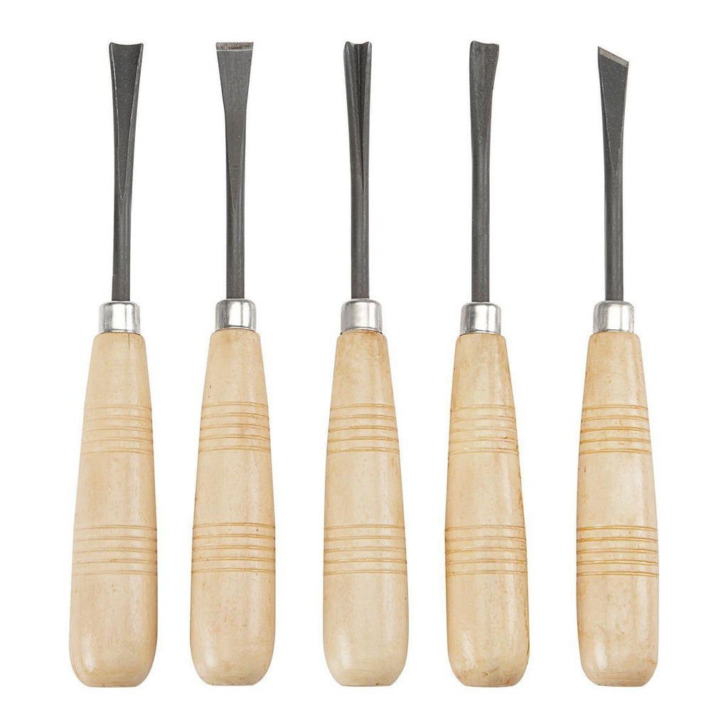 Woodcarving Chisel Set, 5 Piece S914