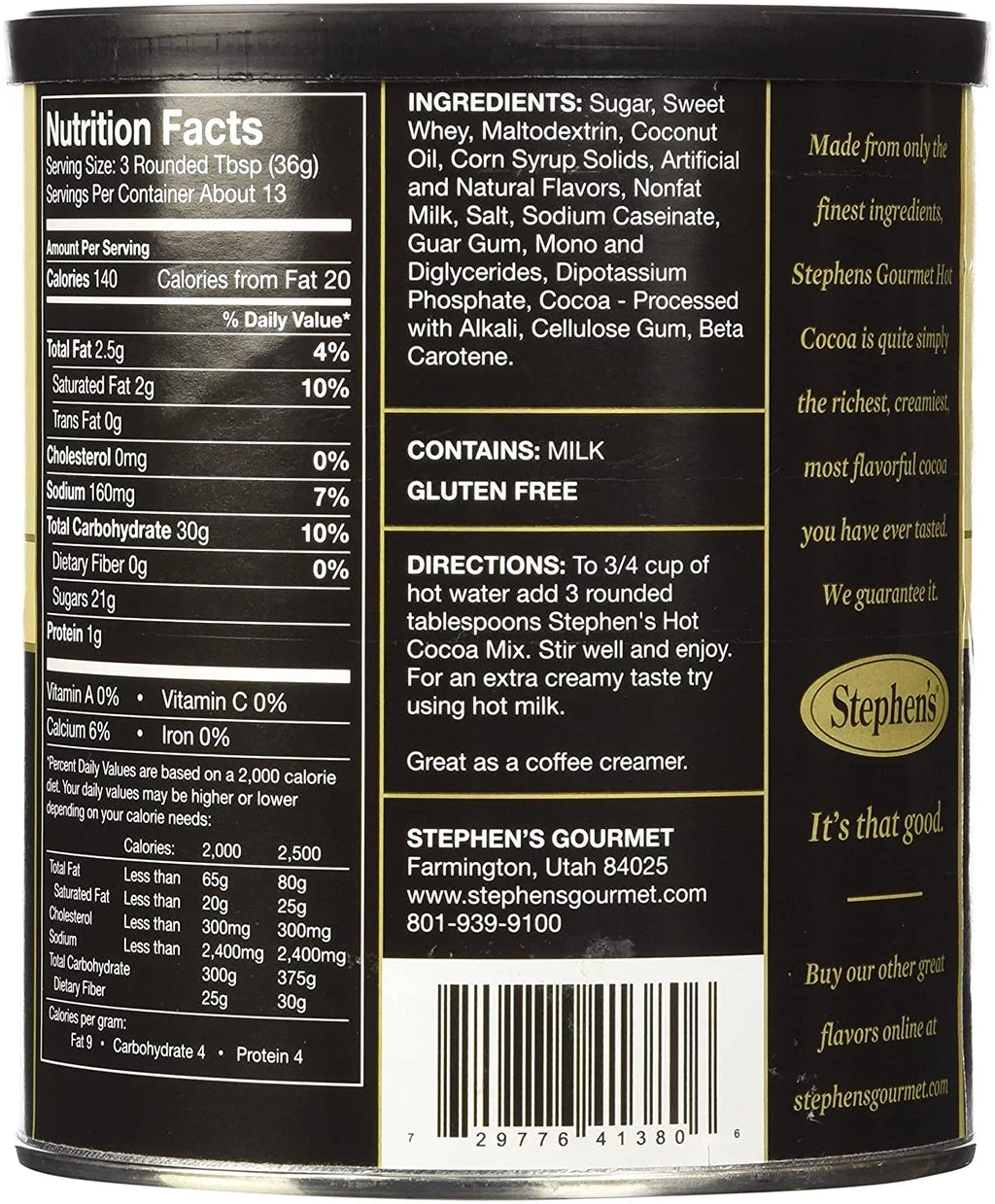White Chocolate Hot Cocoa Pack of 4 U99245