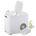 White Countertop Ice Maker Machine with Ice Scoop and Basket T566