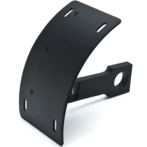 Black Vertical Axle Mount Motorcycle Plate Holder F578