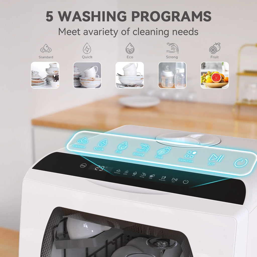 Portable Countertop Dishwasher with 5L Built-in Water Tank R74300