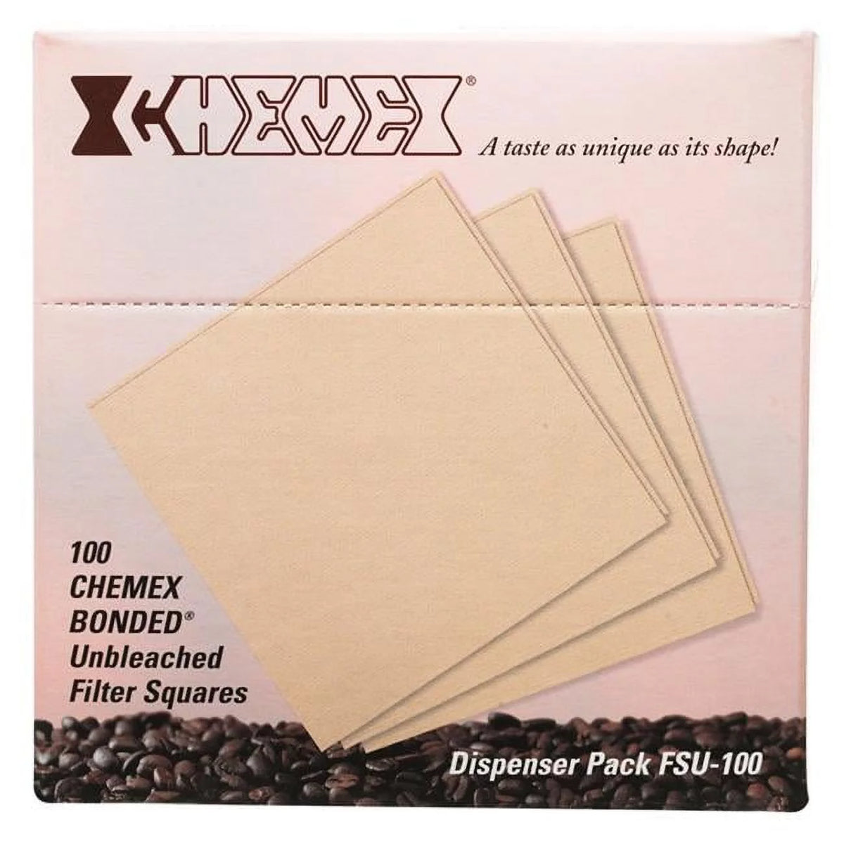 10 Cups Square Coffee Filter - 100 Count Q199
