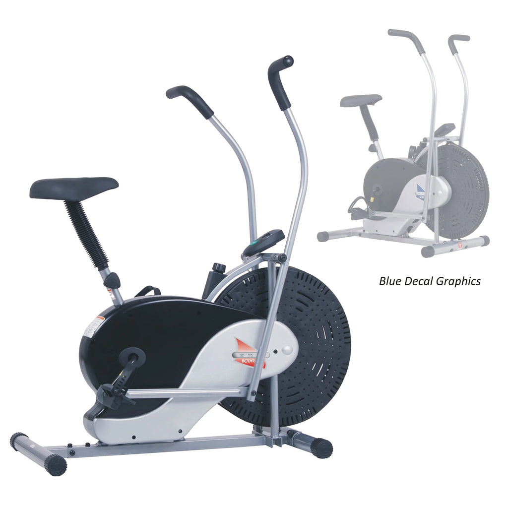 Upright Stationary Fan Bike with Adjustable Seat Y365