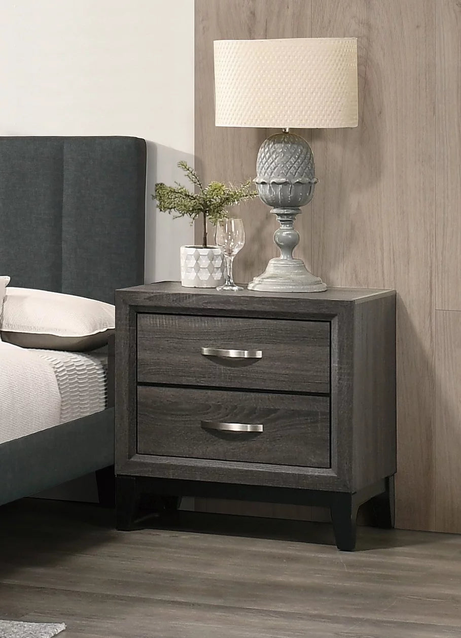 Charcoal Full Size 4pc Bedroom Furniture Set R8118