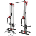Wall Mount Cable Crossover Machine with 18 Positions Dual Pulley System I26163