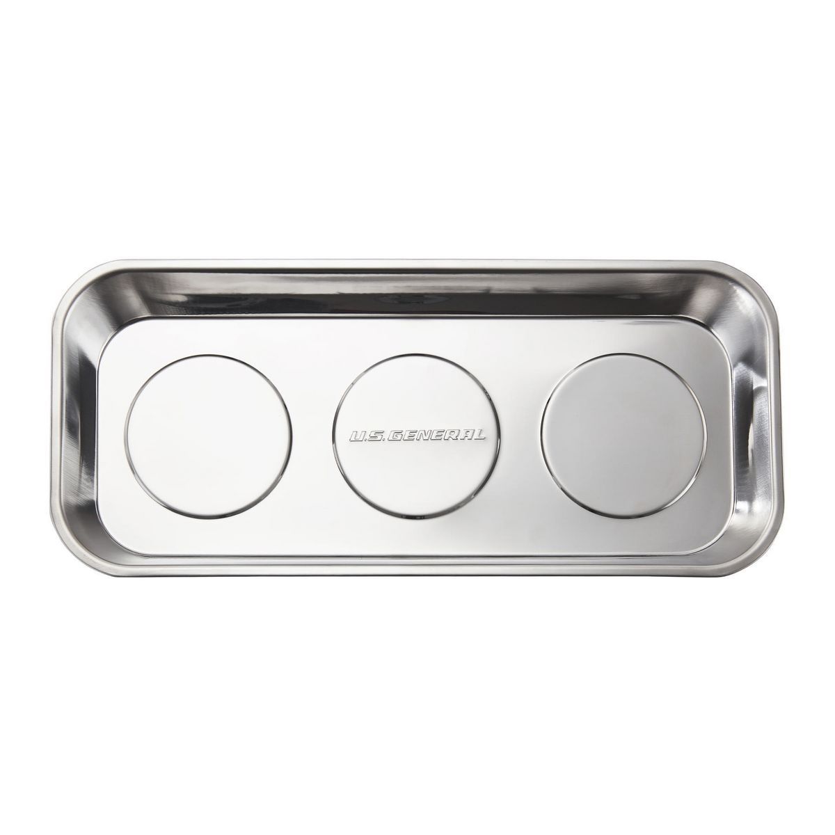 14-1/8 in. x 6-1/4 in. Magnetic Stainless Steel Parts Tray Q6663