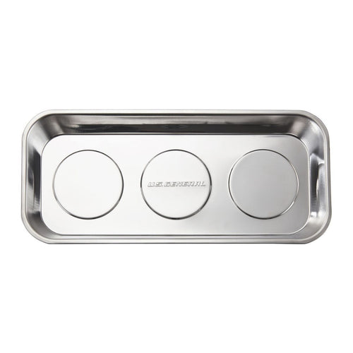 14-1/8 in. x 6-1/4 in. Magnetic Stainless Steel Parts Tray Q6663