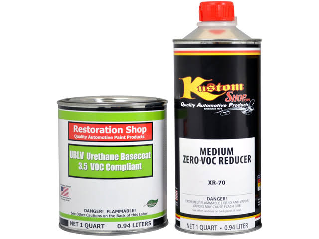 Molten Red Metallic Low VOC Urethane Basecoat Car Auto Paint Kit B4830