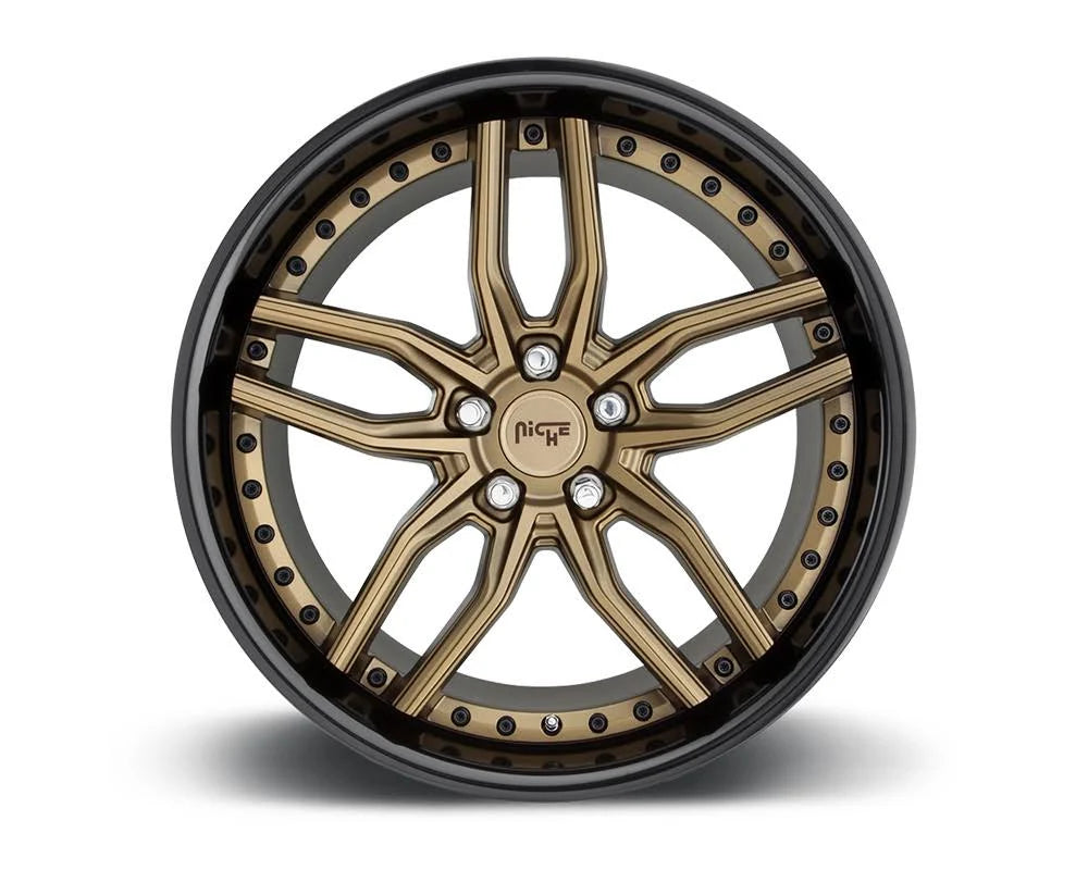 Bronze w/ Gloss Black Lip 1-Piece Cast Wheel 20x9 5x114.3 35mm C621820
