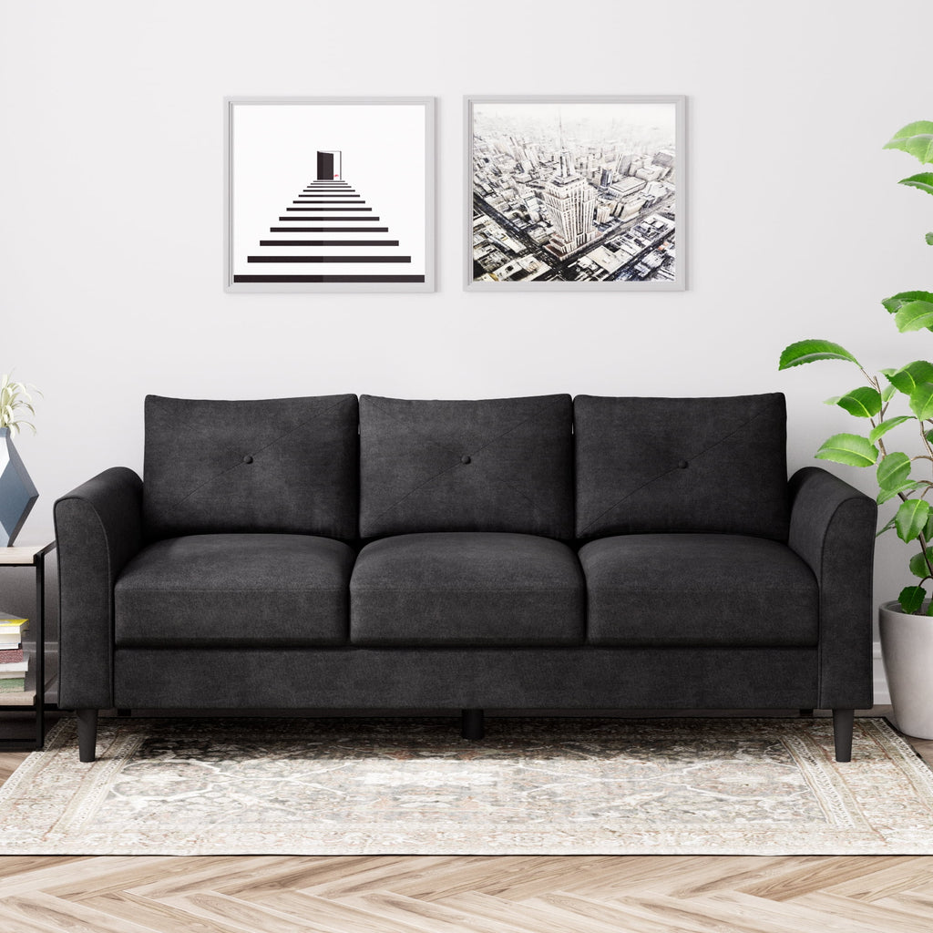 Black Sofa Couch Q424898