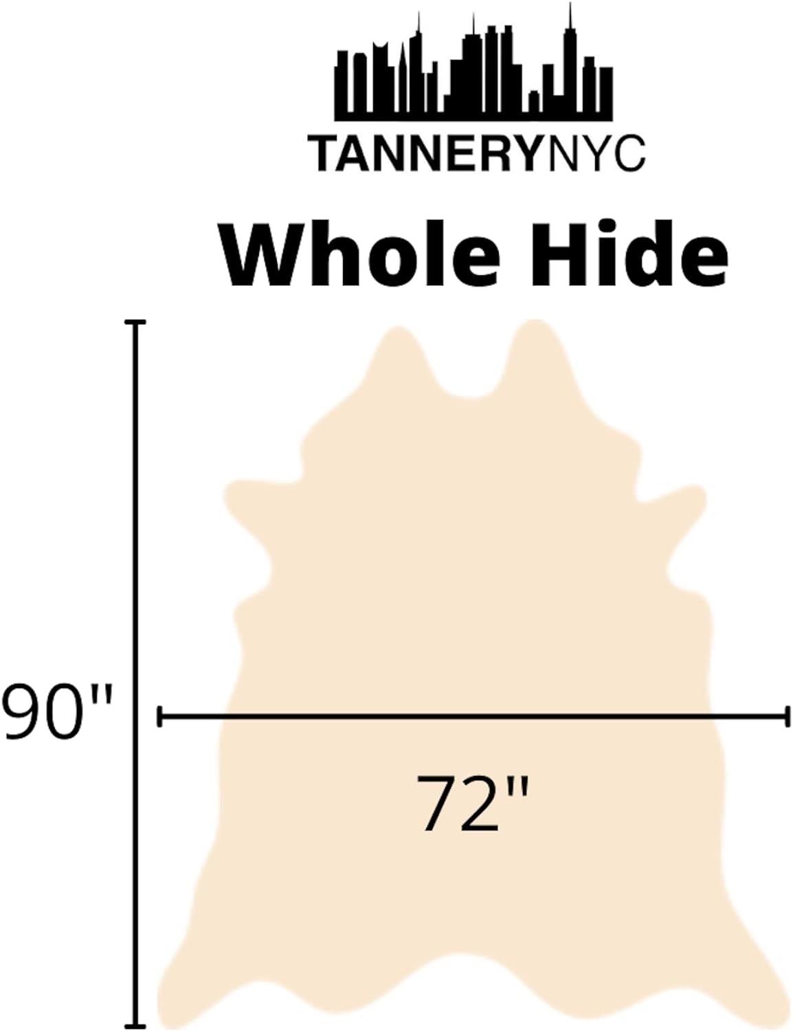Black Cowhide Leather Whole Hides 40 Sq Ft G8176