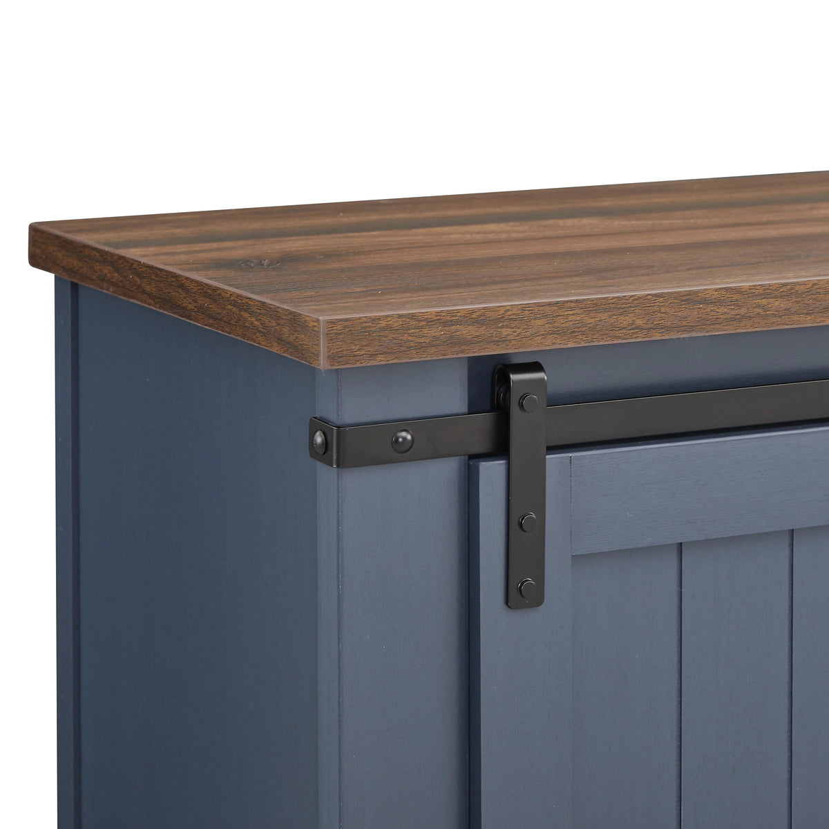 Farmhouse Sliding Barn Door TV Stand V549