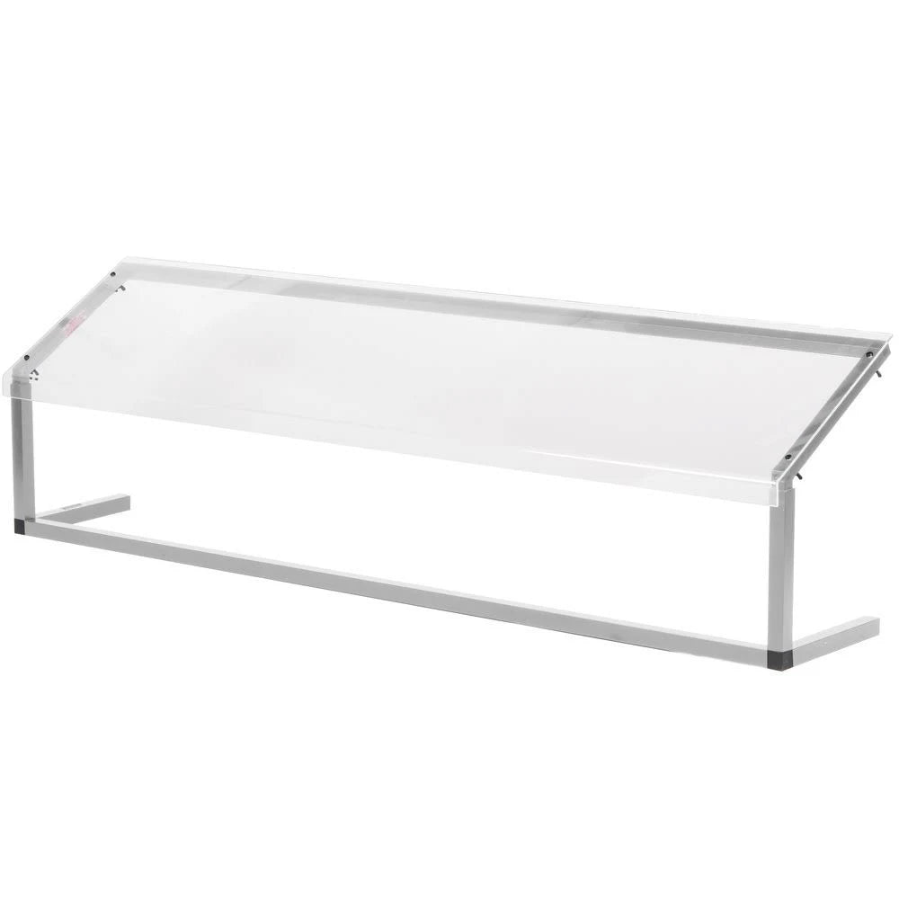 Clear Adjustable Single Sided Sneeze Guard Q214