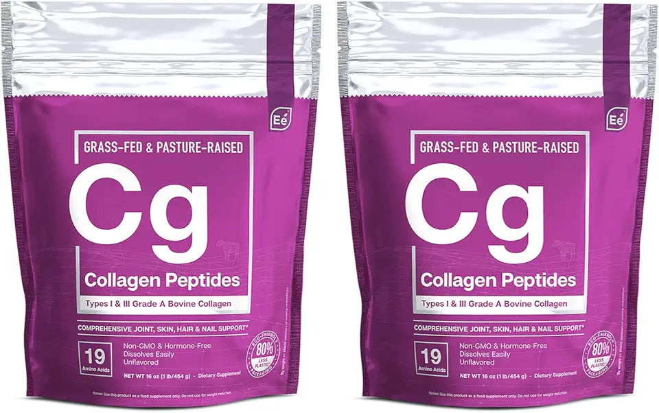 Hydrolyzed Collagen Powder Types I & III 2-Pack Y44129