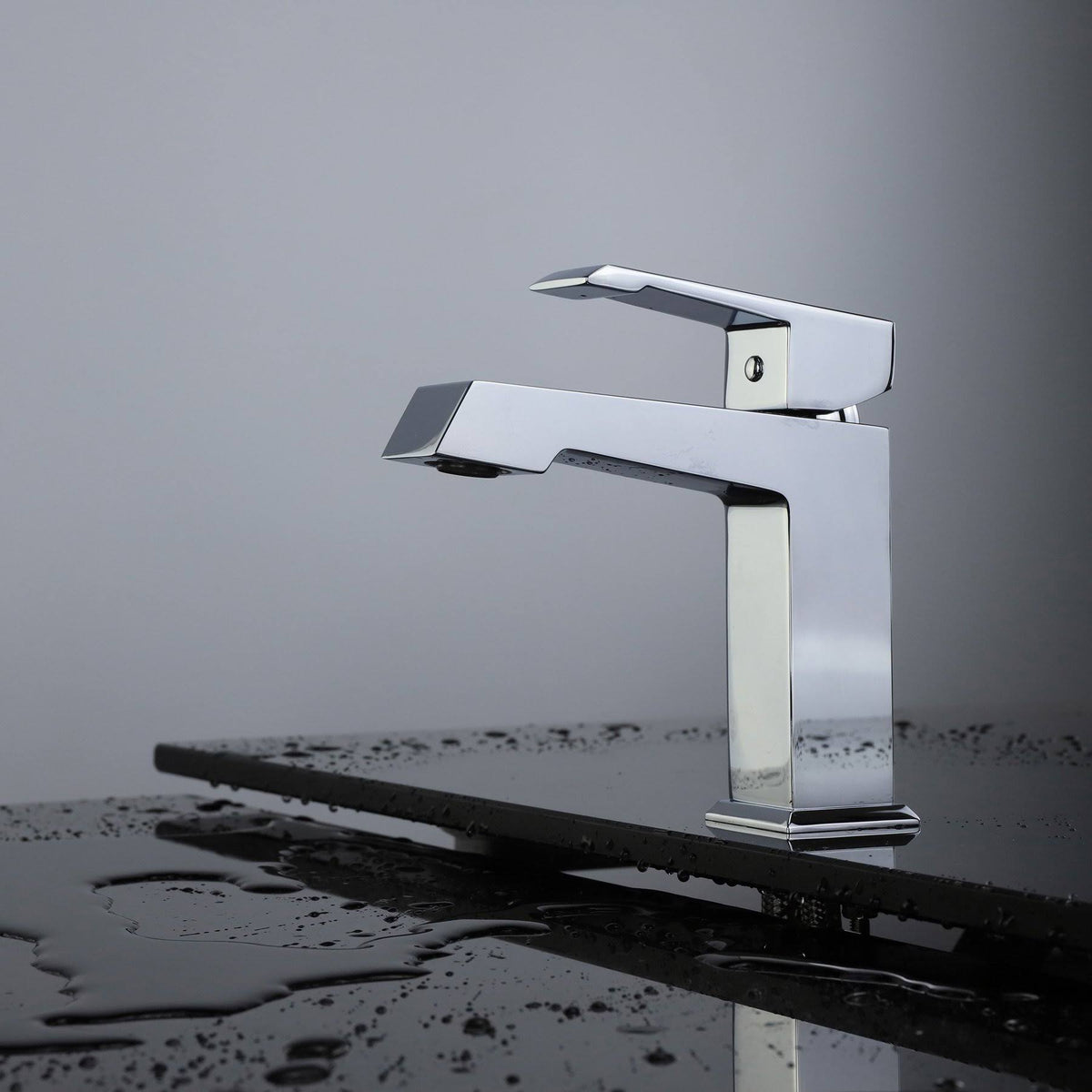 Chrome Brass Single Hole Bathroom Faucet G551