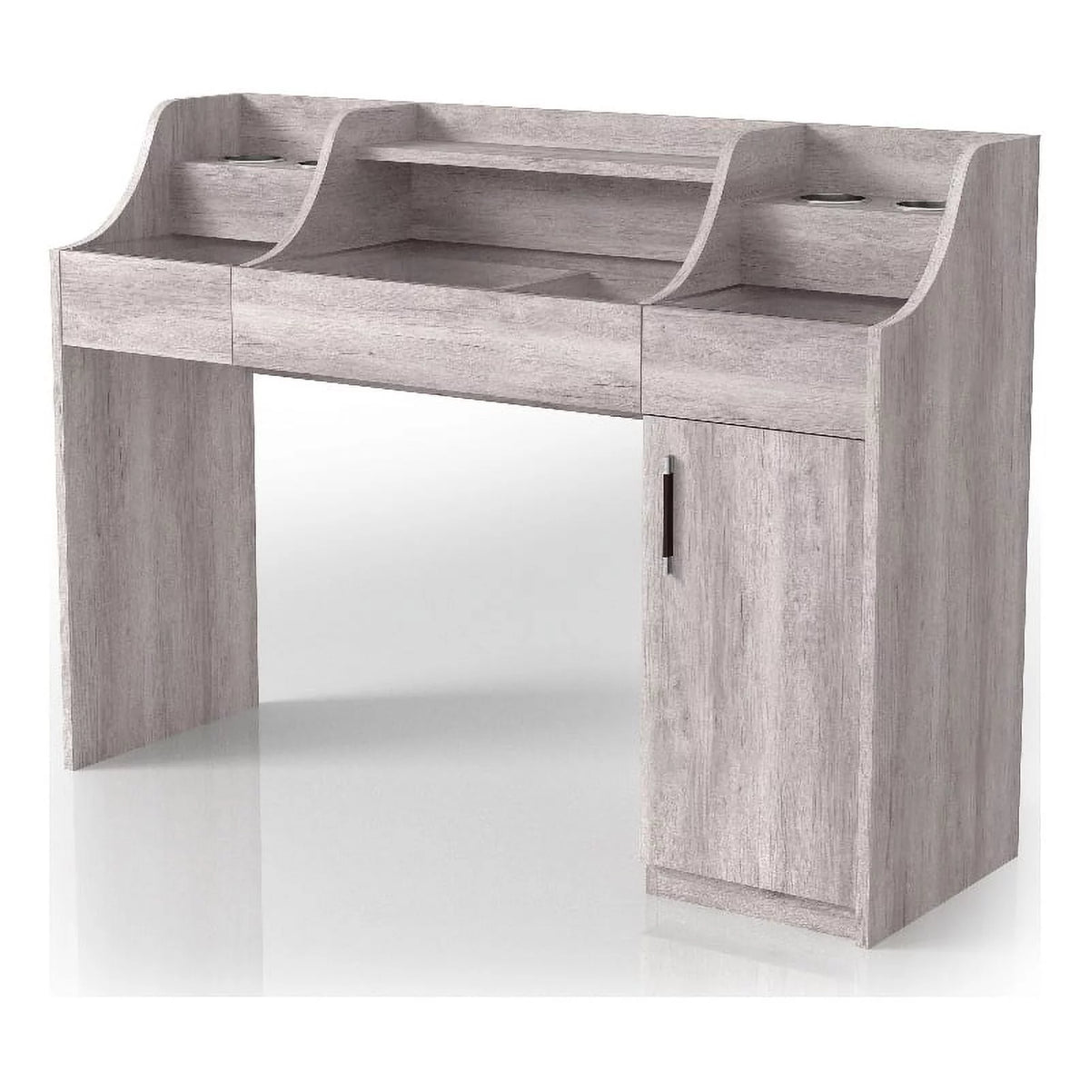 Wood Multi-Storage Vanity Table Y79571
