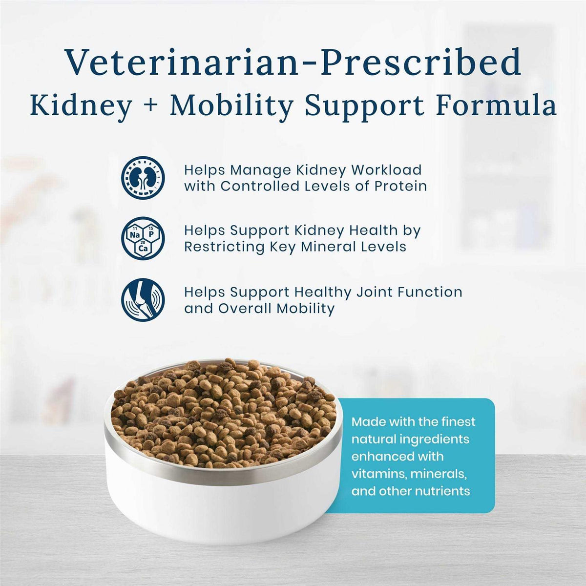 Natural Veterinary Diet Kidney Support Dry Dog Food S39946