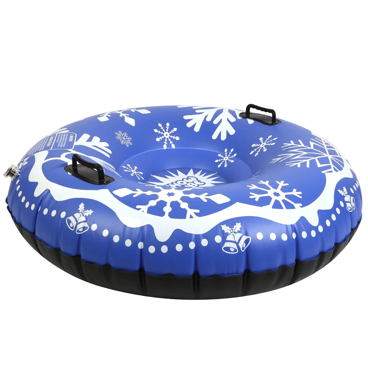 Blue Inflatable Snow Tube with Dual Handles I65071