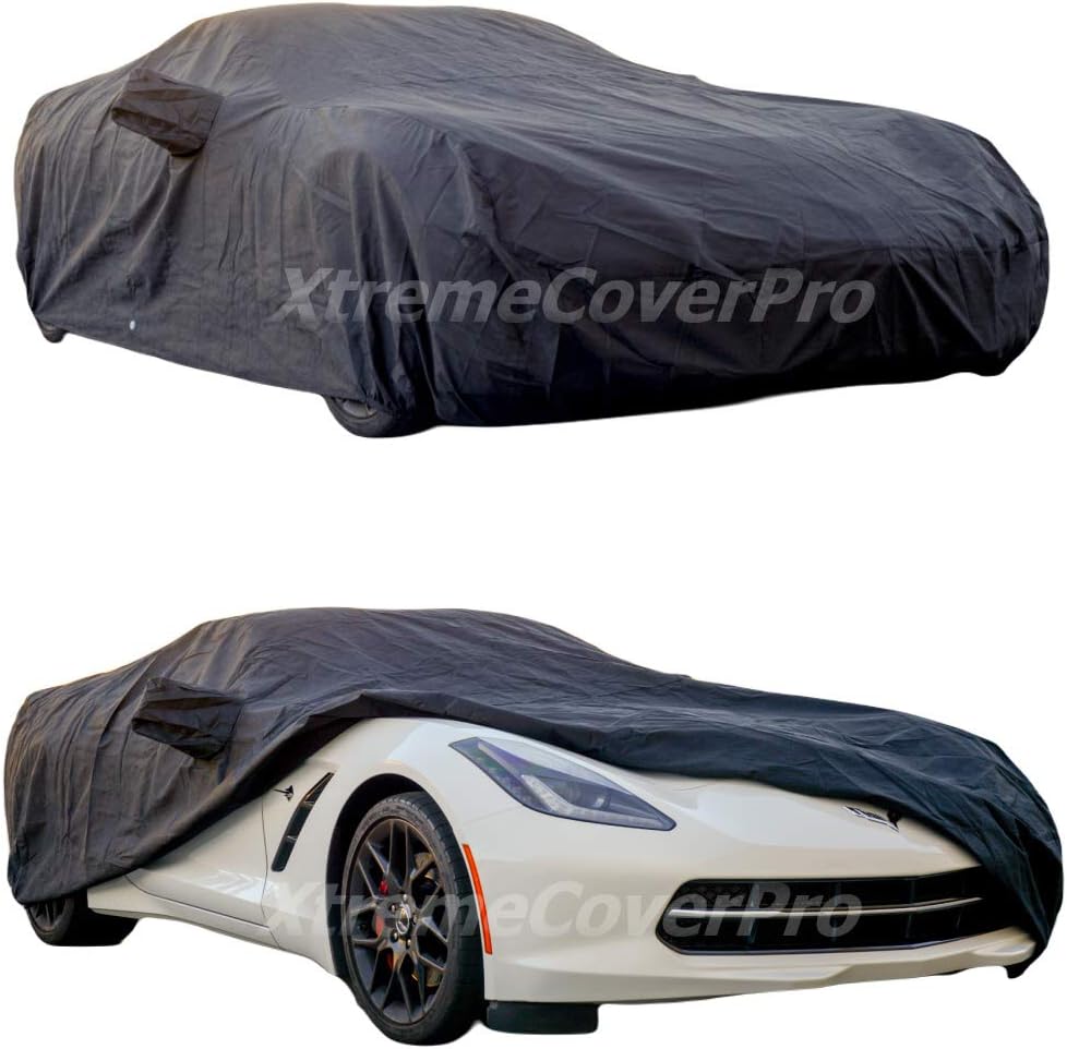 Custom FIT Car Cover for Chevy Corvette C7, Pack of 2 K6494