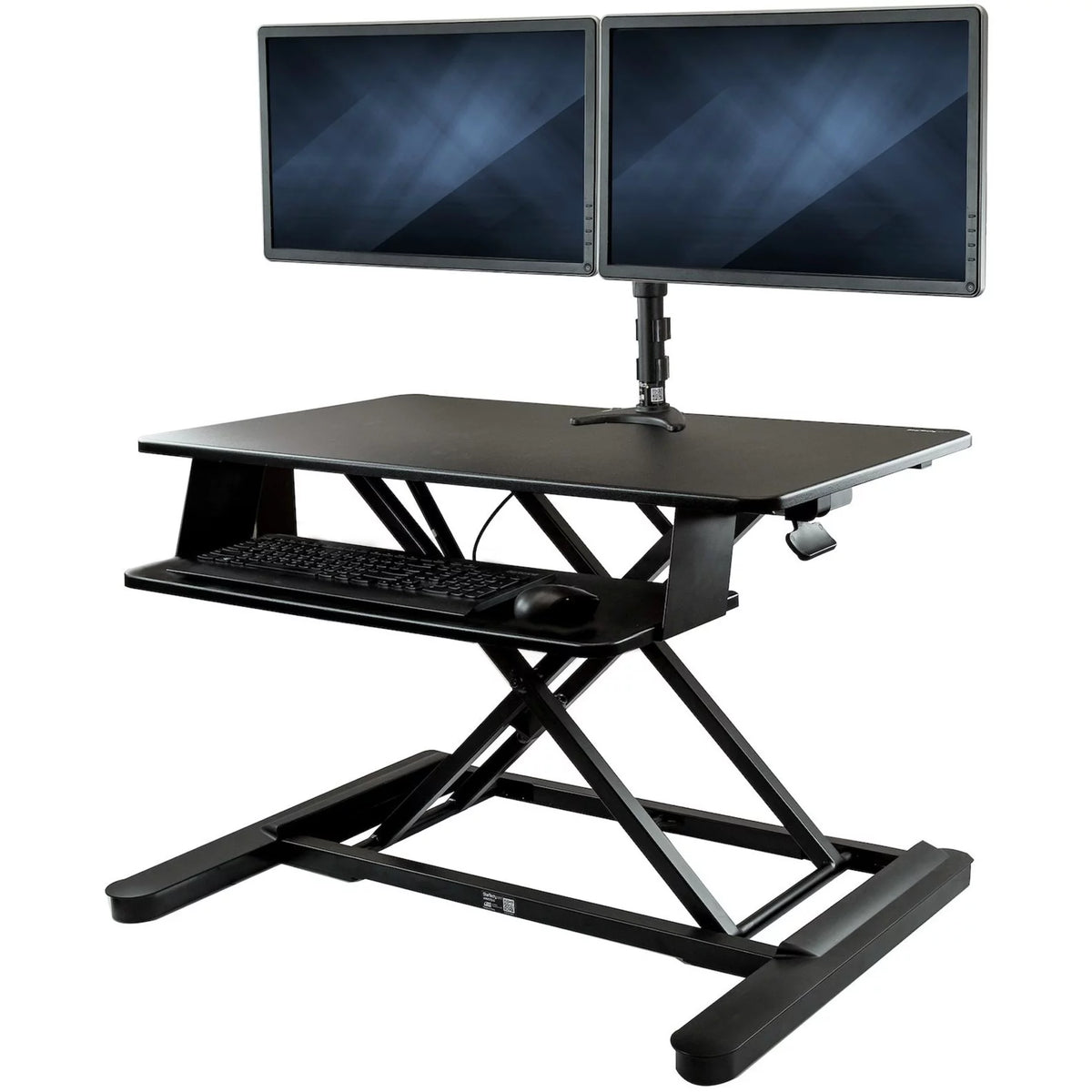 Dual Monitor Sit Stand Desk Converter Q6745