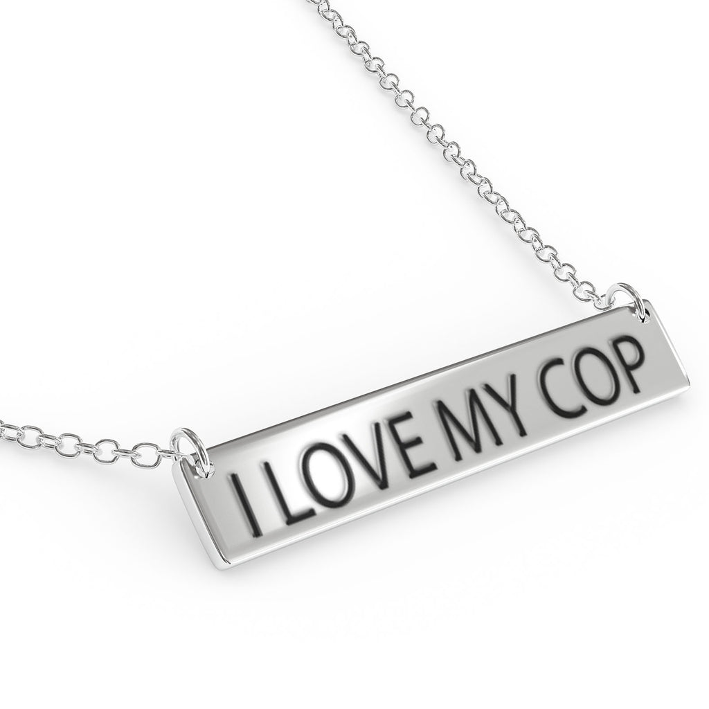 Sterling Silver Bar Pendant Necklace T51466