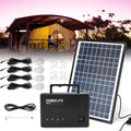 Portable Solar Panel Power Generator Kit with USB Charger Q102678