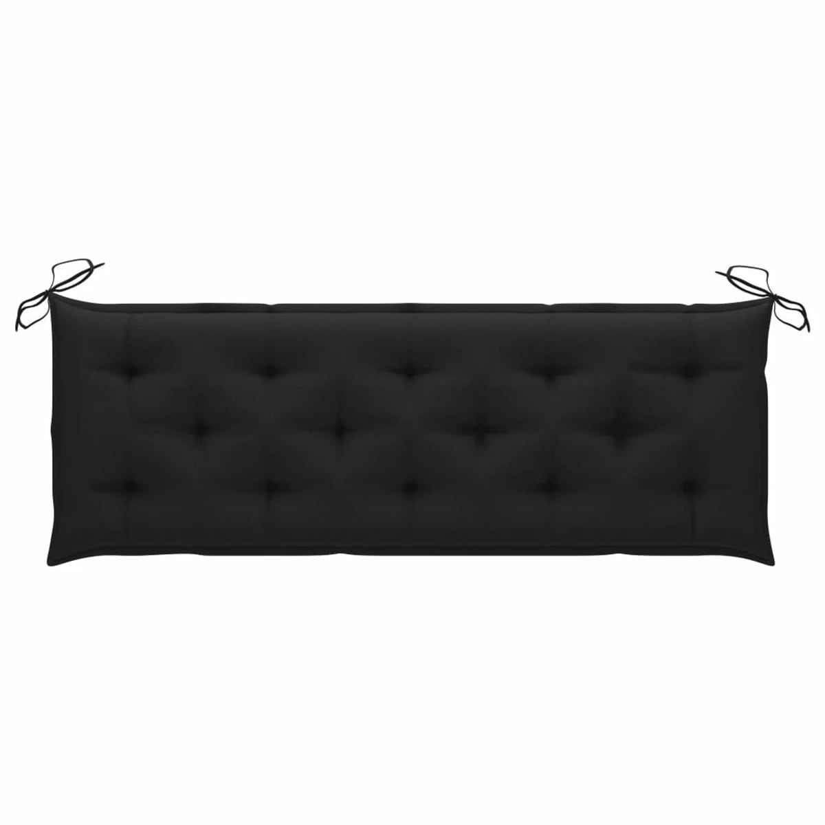 Black Cushion Teak Wood Garden Bench Q9402