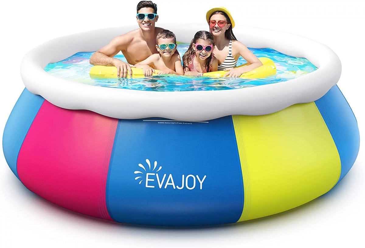 10ft 30in Inflatable Swimming Pool with Pool Cover K5348