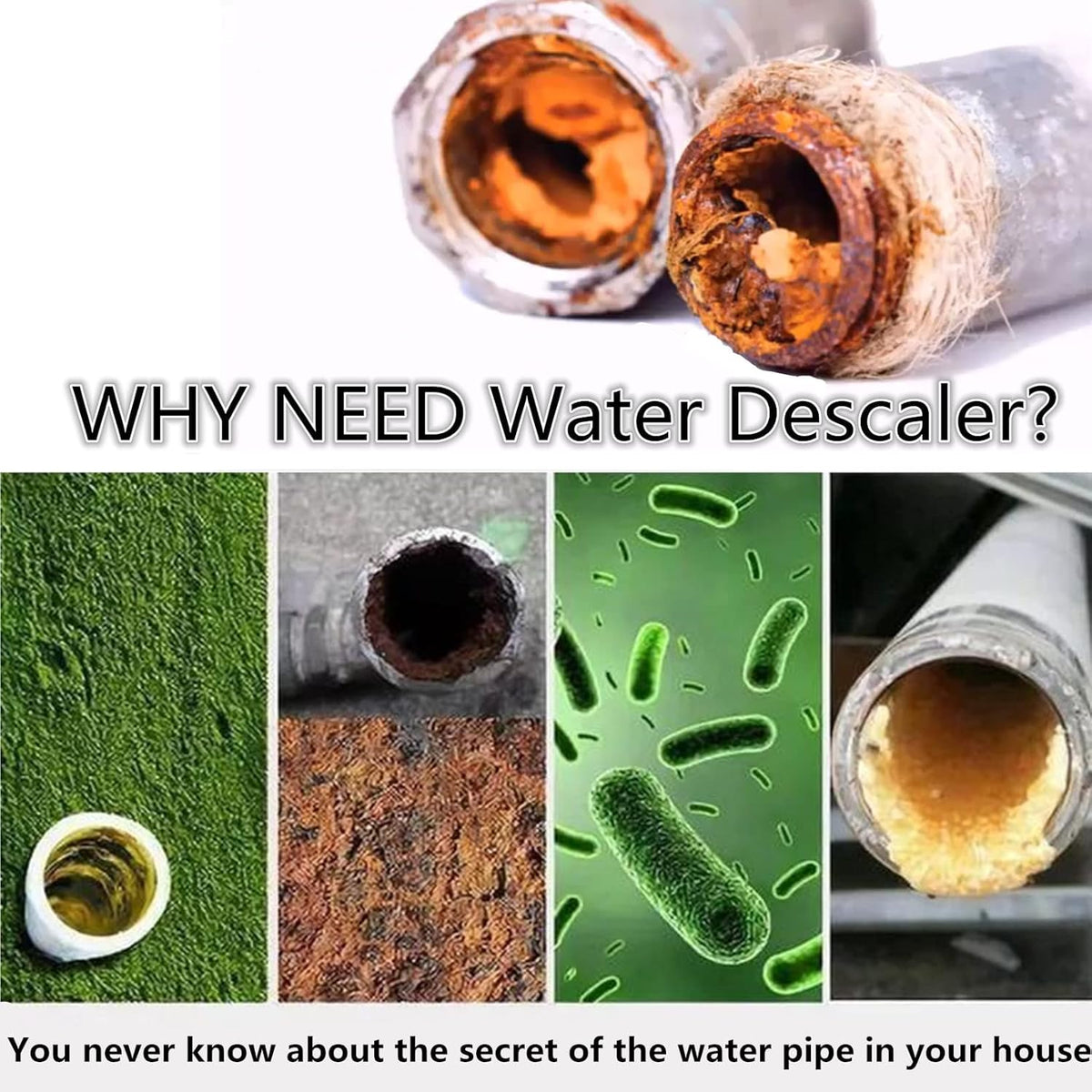 Electronic Water Descaler System Salt Free Water Softener S470