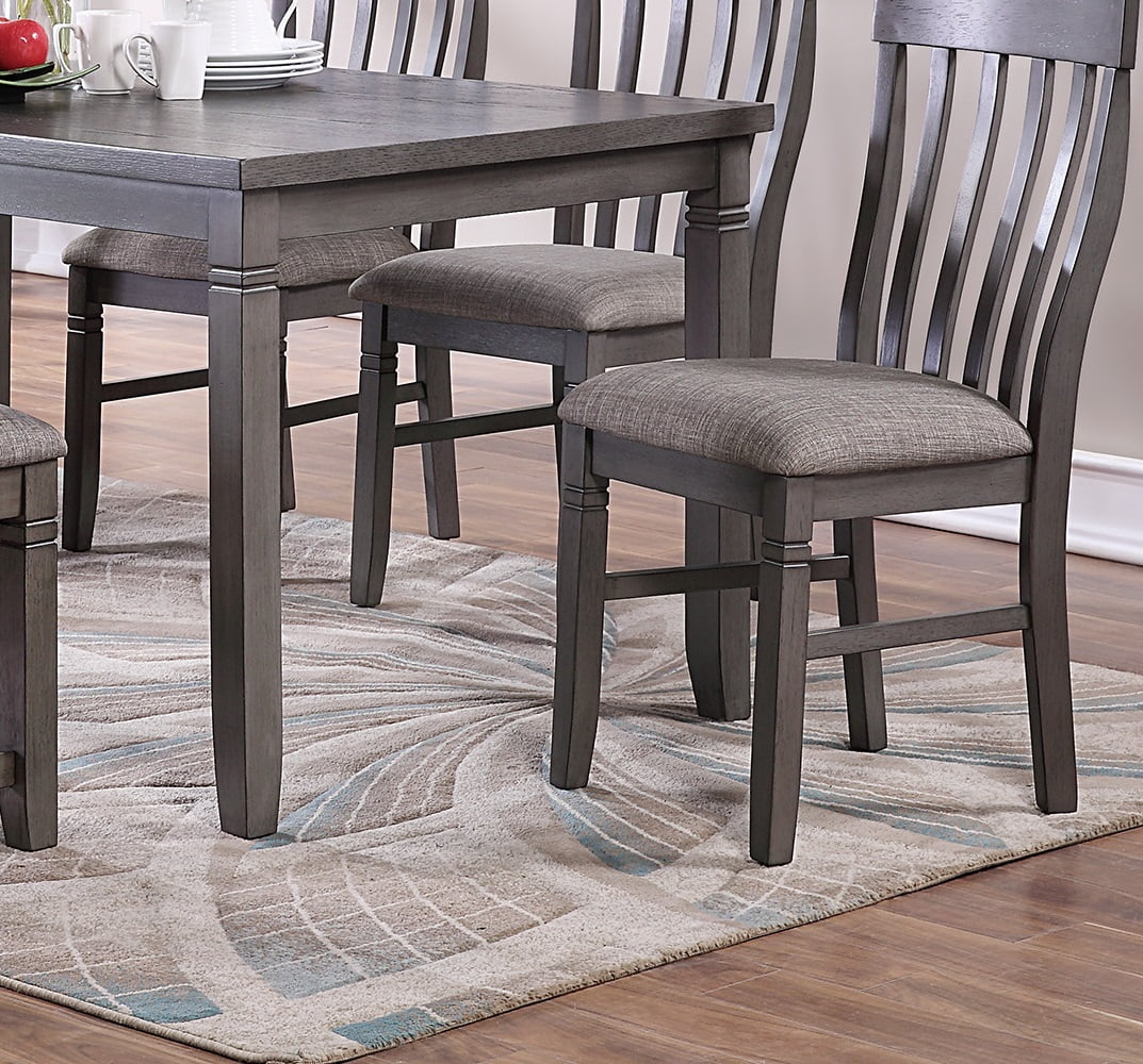 6pc Dining Table Side Chairs and Bench Set T6882