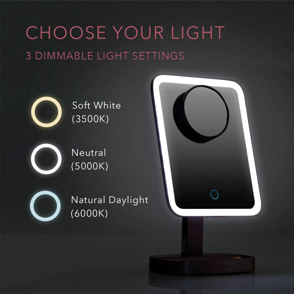 LED Makeup Vanity Mirror with 15x Magnifying Mirror J9241