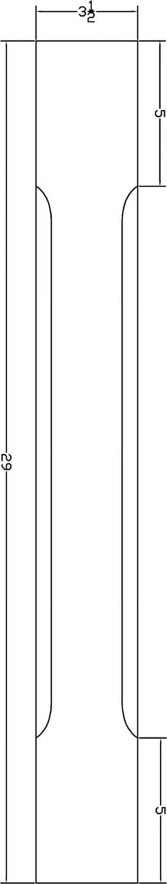 Cherry Dining Table Leg 29" Tall T139370