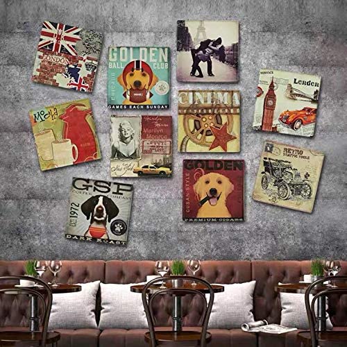 Vintage Metal Tin Sign Wall Decor 12X8 Inch L455887