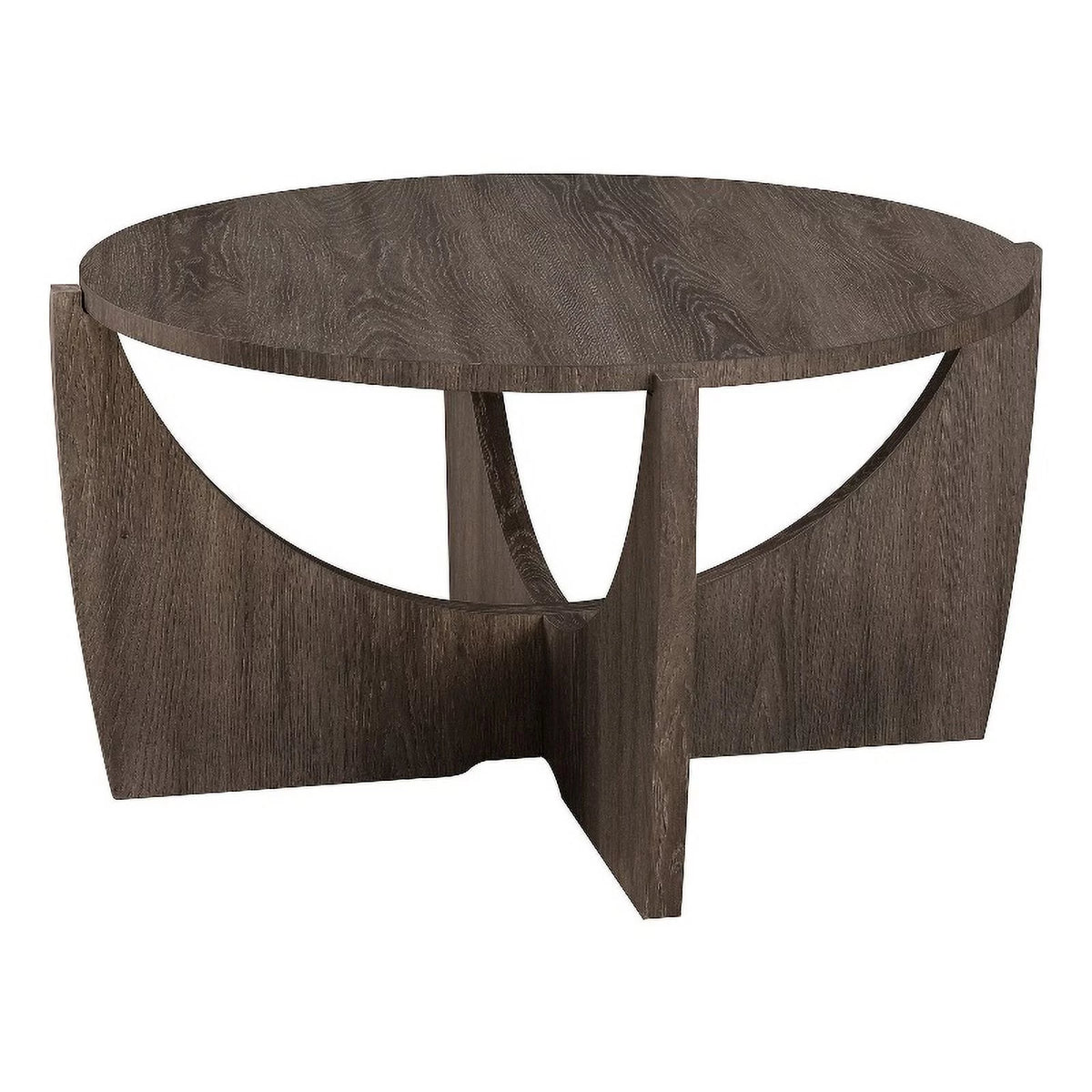 28" Round Wood Coffee Table F161419