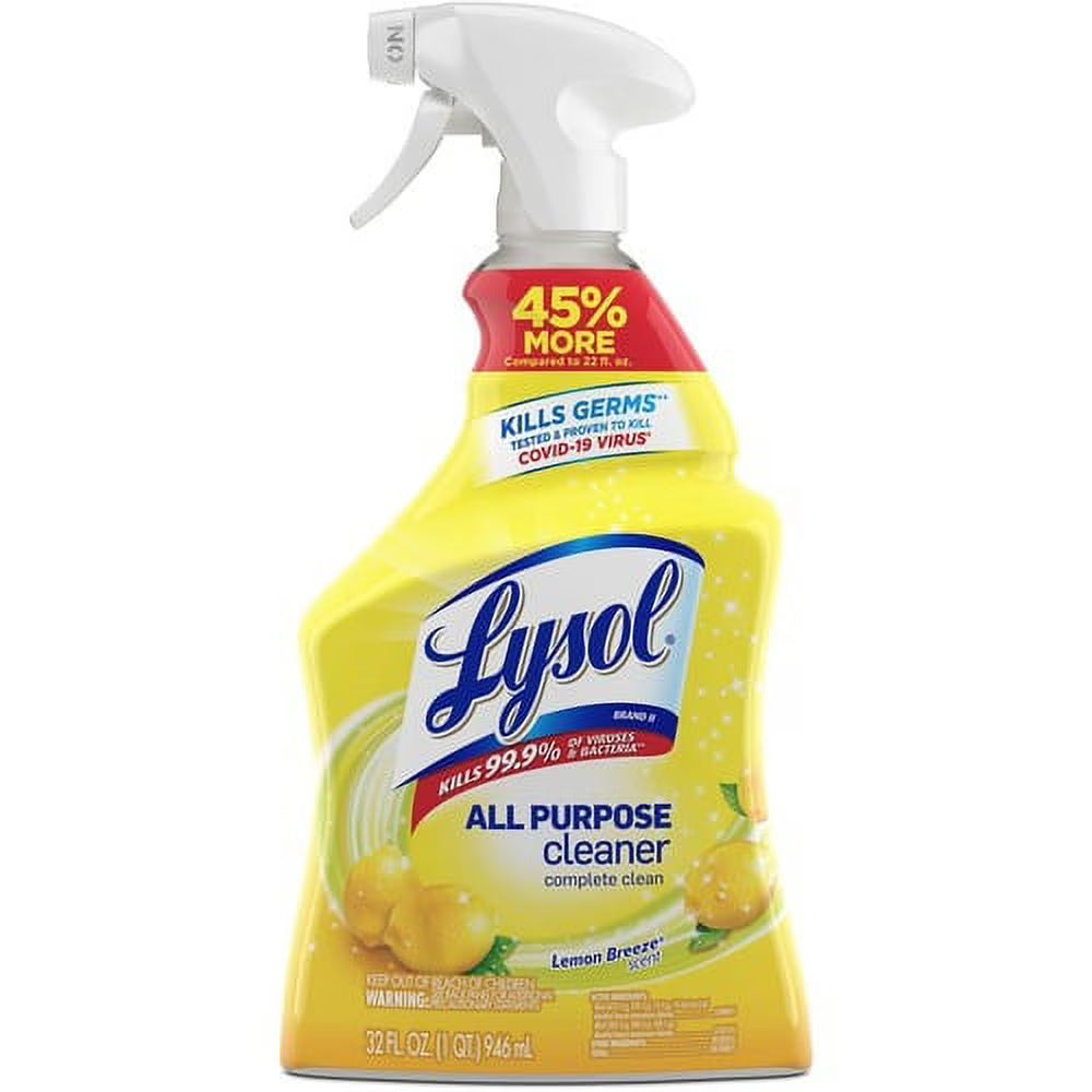 Lemon All Purpose Cleaner Spray - 32 fl oz - Bundle of 10 Each H4357