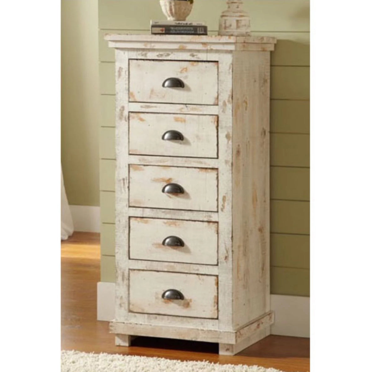 5 Drawer Wood Lingerie Chest J1935