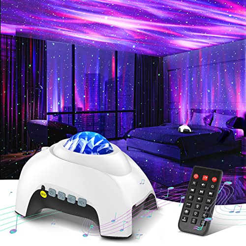 Aurora Projector with 33 Light Effects, LED Star Projector, Remote Control, Bluetooth Speaker P208849