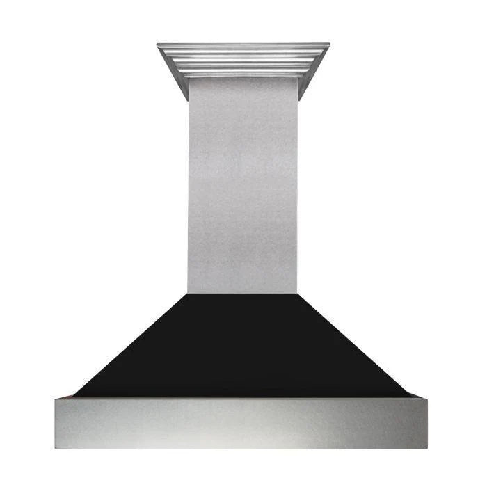 36 in. Stainless Steel Range Hood with Black Matte Shell J371
