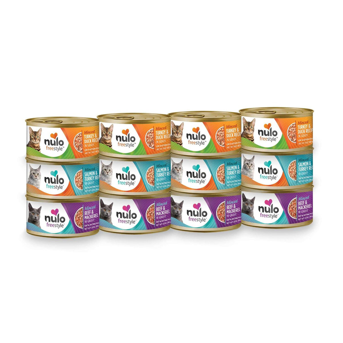 Shredded Turkey & Halibut Canned Cat Food L79345