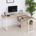 L-Shaped Corner Computer Desk with Storage B4112