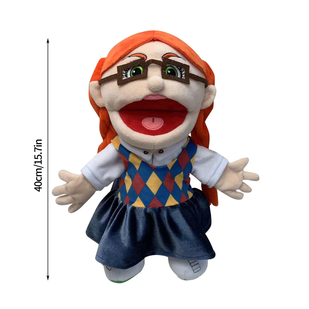 Large Jeffy Puppet Soft Plush Toy Hand Puppet Q48593