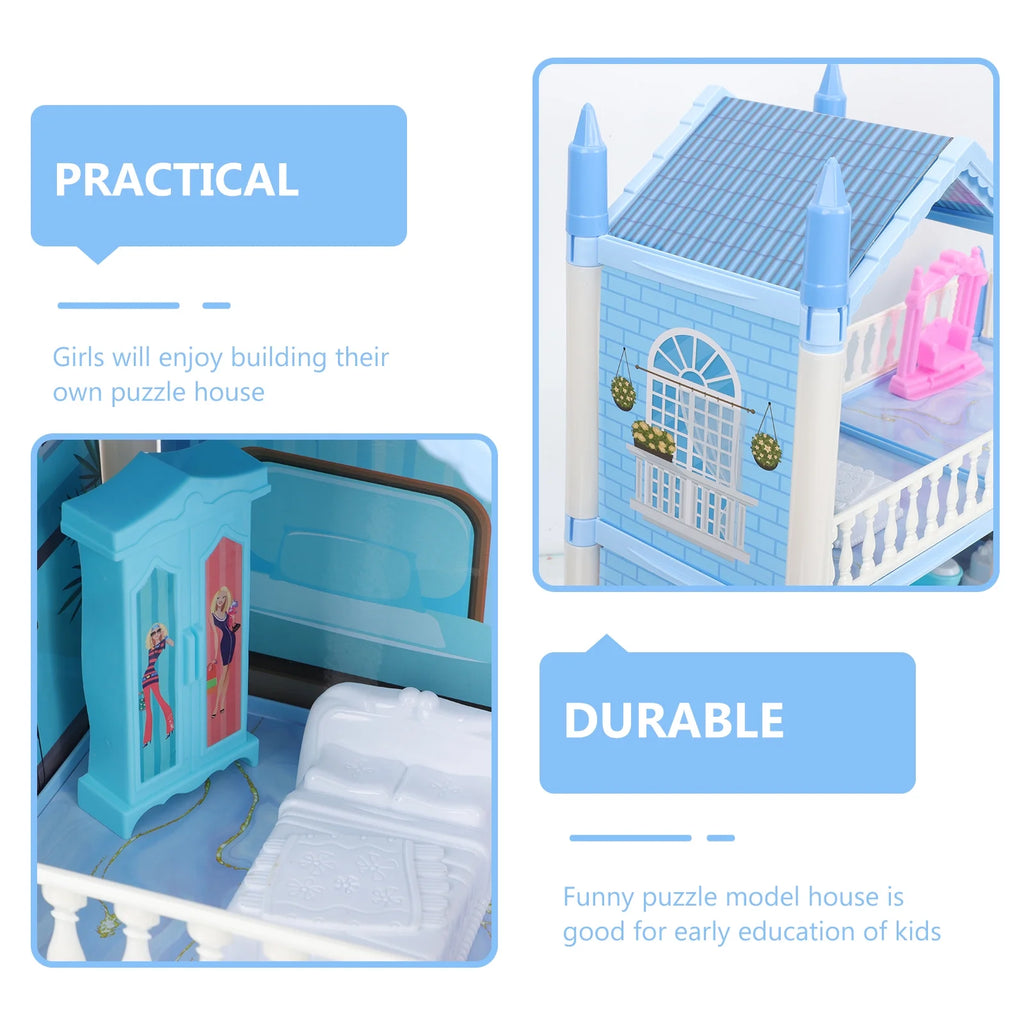 Puzzle Villa House Construction Model Kit C14433
