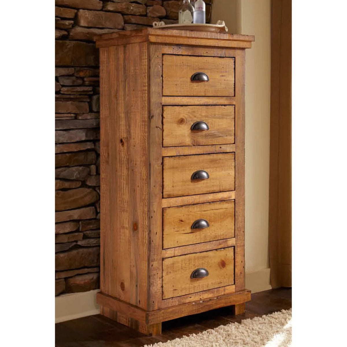 5 Drawer Wood Lingerie Chest J1935
