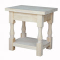 Solid Wood End Table F20406