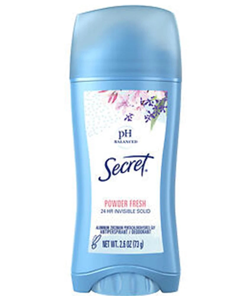 Female Antiperspirant Deodorant Invisible Solid Powder Fresh 2.6oz B656413
