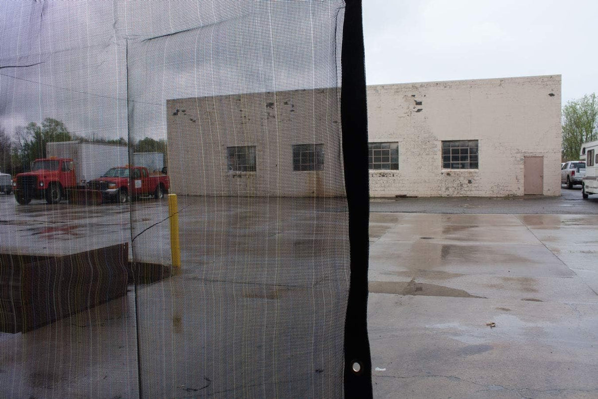 10oz Multi Mesh Tarp PVC Coated Poly Shade (10' x 26') N1910