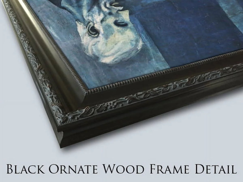 Black Ornate Framed Art Print W50651