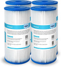 50 Micron Pleated Water Filter 10x4.5 Sediment Replacement Cartridge (4 Pack) C608019