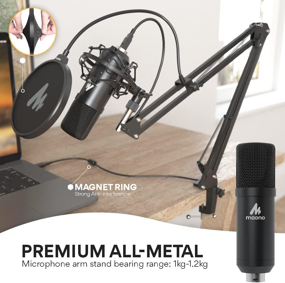 Pack of 2 USB Condenser Microphone Kit R675410