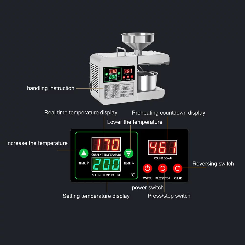 600W Stainless Steel Electric Kitchen Appliance V4581